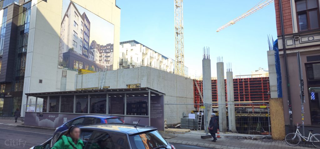 Centrus - 2. kārta - "A" ēka (Dzirnavu iela 85) - Daugiabutis, Kita komercija - statybų nuotraukos