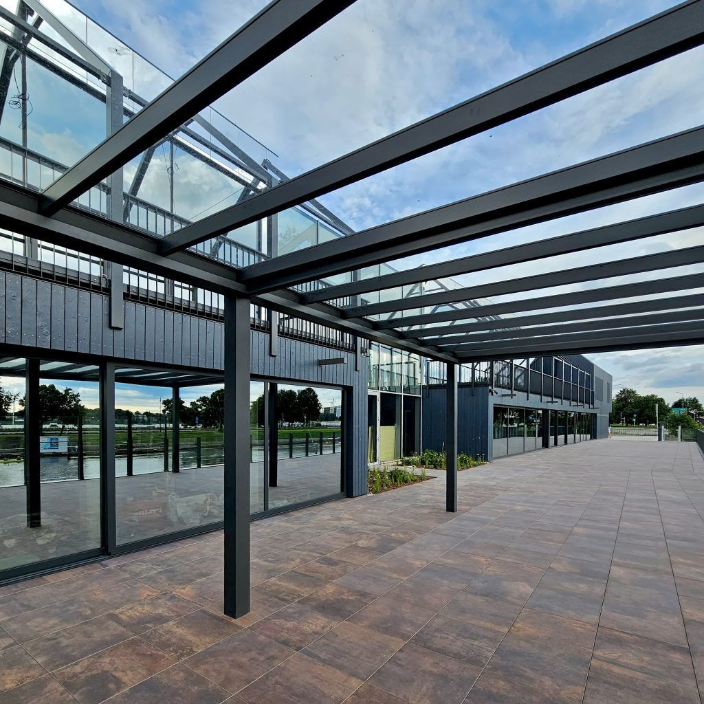 Jahtklubs un daudzfunkcionālais izklaides un atpūtas komplekss “ExPorto” (Eksporta iela 1A) - Kita komercija, Pakrantė - statybų nuotraukos