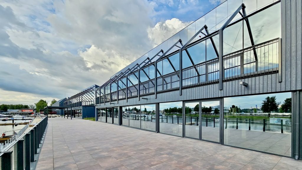 Jahtklubs un daudzfunkcionālais izklaides un atpūtas komplekss “ExPorto” (Eksporta iela 1A) - Kita komercija, Pakrantė - statybų nuotraukos