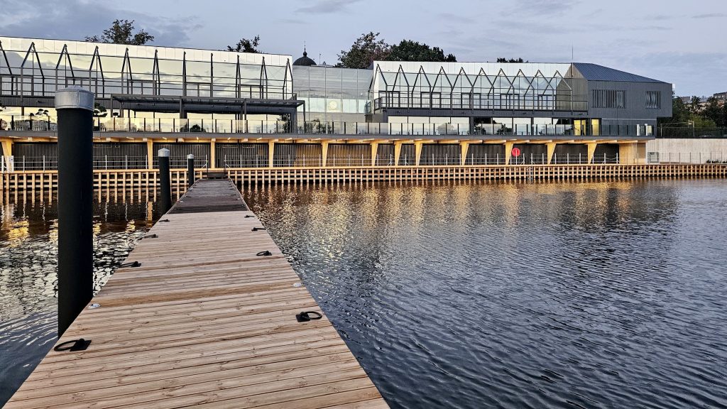 Jahtklubs un daudzfunkcionālais izklaides un atpūtas komplekss “ExPorto” (Eksporta iela 1A) - Kita komercija, Pakrantė - statybų nuotraukos