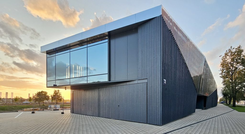 Jahtklubs un daudzfunkcionālais izklaides un atpūtas komplekss “ExPorto” (Eksporta iela 1A) - Kita komercija, Pakrantė - statybų nuotraukos