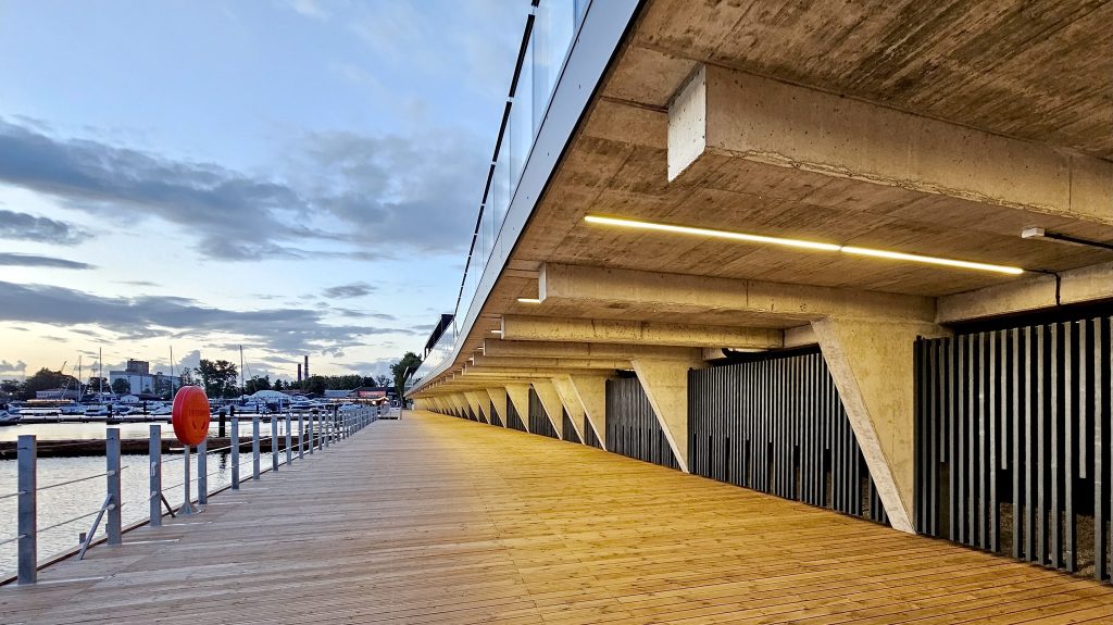 Jahtklubs un daudzfunkcionālais izklaides un atpūtas komplekss “ExPorto” (Eksporta iela 1A) - Kita komercija, Pakrantė - statybų nuotraukos