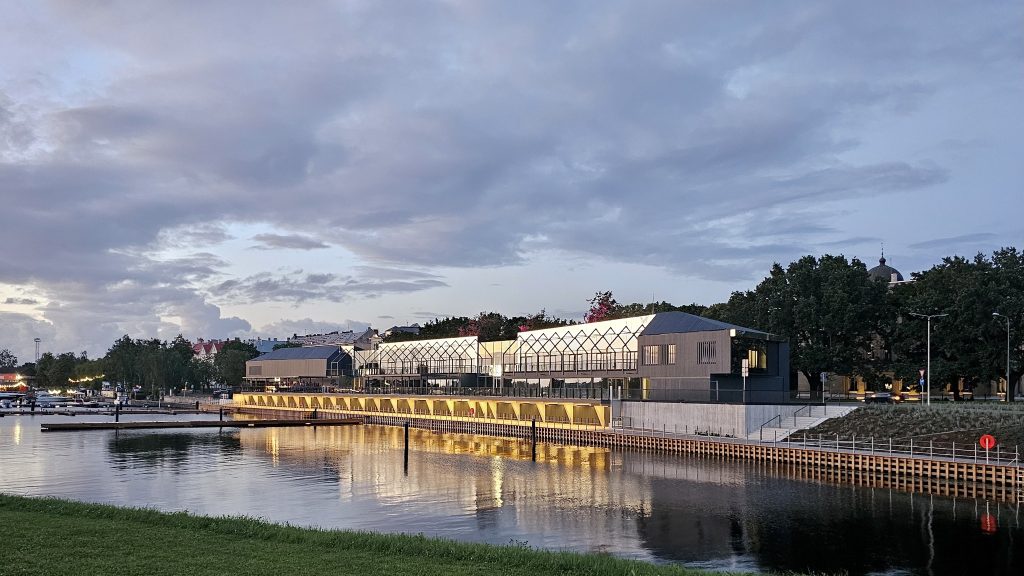 Jahtklubs un daudzfunkcionālais izklaides un atpūtas komplekss “ExPorto” (Eksporta iela 1A) - Kita komercija, Pakrantė - statybų nuotraukos