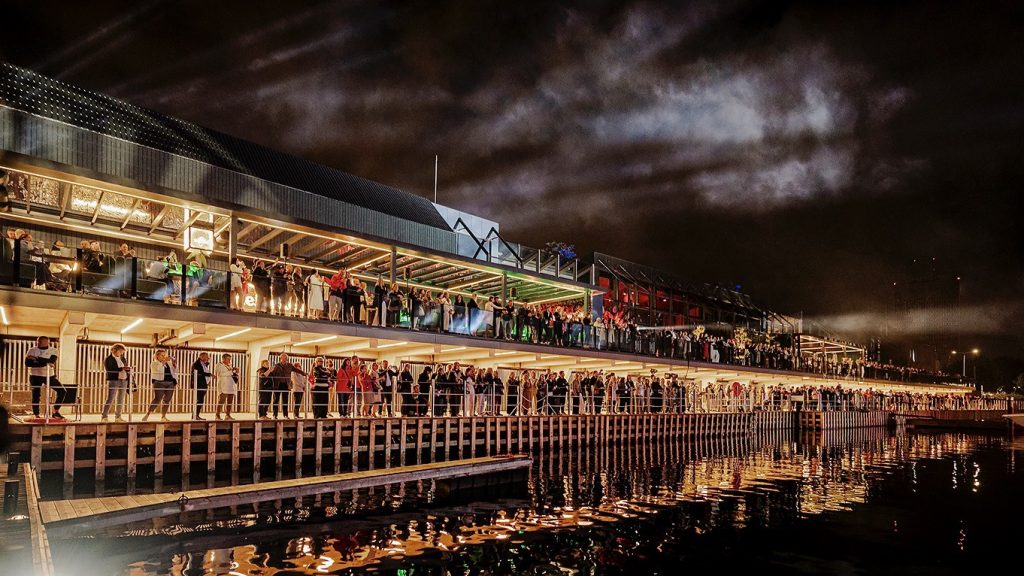 Jahtklubs un daudzfunkcionālais izklaides un atpūtas komplekss “ExPorto” (Eksporta iela 1A) - Kita komercija, Pakrantė - statybų nuotraukos