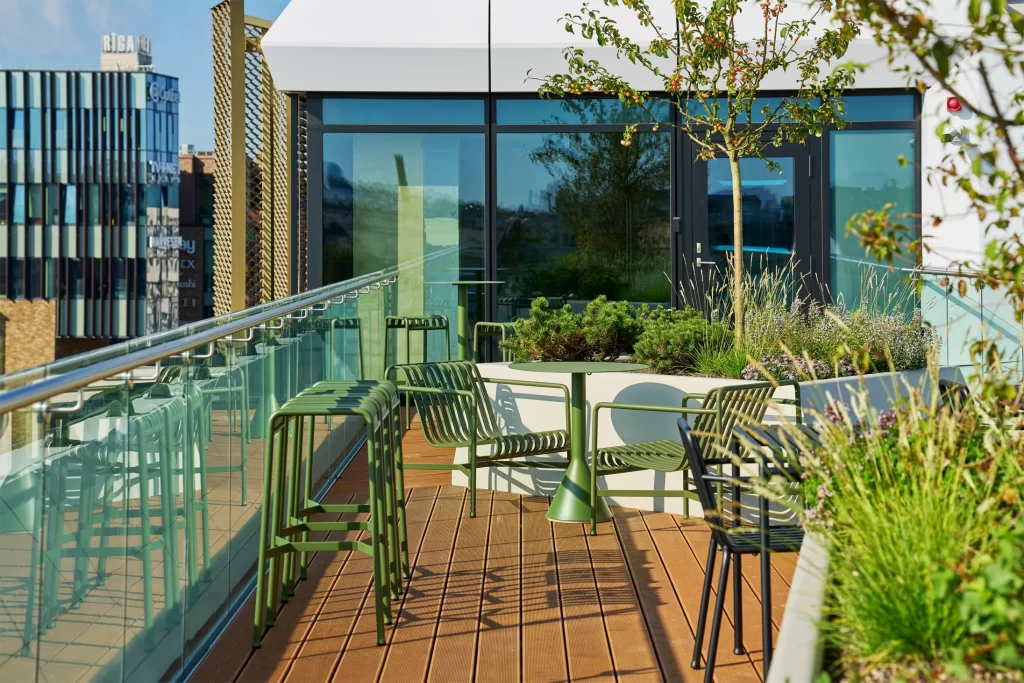 Satekles Business Center (Ernesta Birznieka Upīša iela 2, 4, Dzirnavu iela 106) - Office center - construction photos