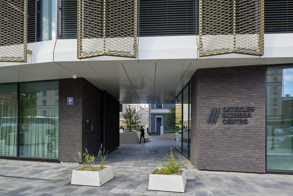 Satekles Business Center (Ernesta Birznieka Upīša iela 2, 4, Dzirnavu iela 106) - Office center - construction photos