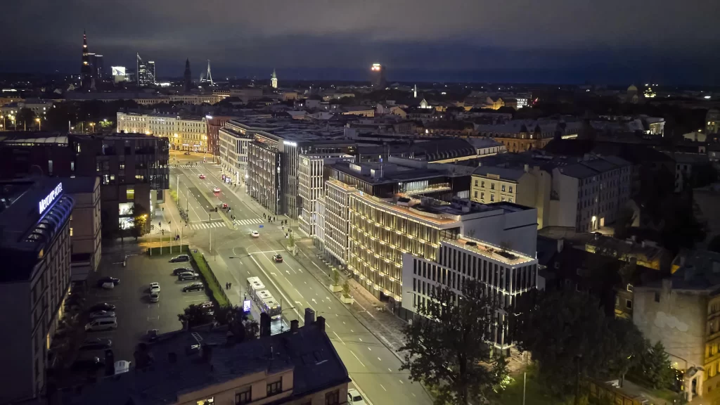 Satekles Business Center (Ernesta Birznieka Upīša iela 2, 4, Dzirnavu iela 106) - Office center - construction photos