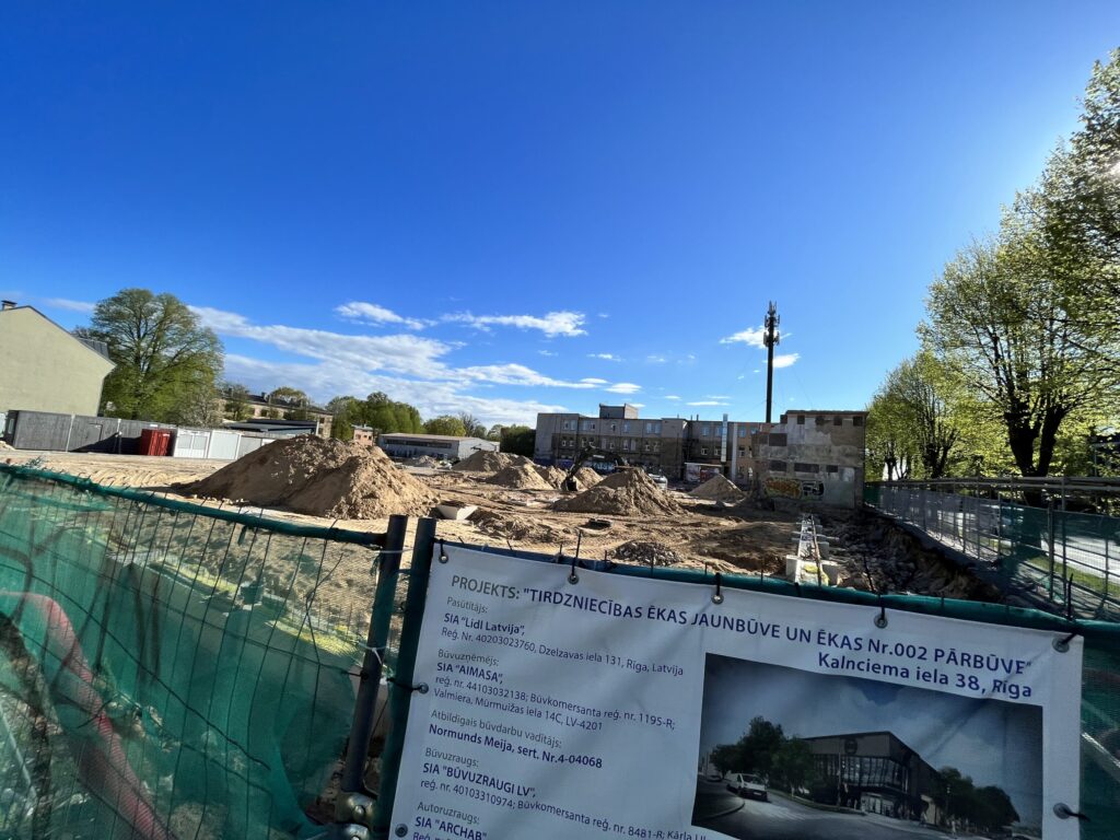 Lidl Kalnciema iela 38 (Kalnciema iela 38) - Pārtikas veikals - būvdarbu attēli