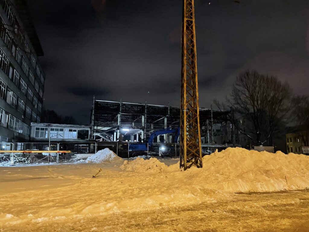 V118 (Krišjāņa Valdemāra iela 118) - Office center - construction photos