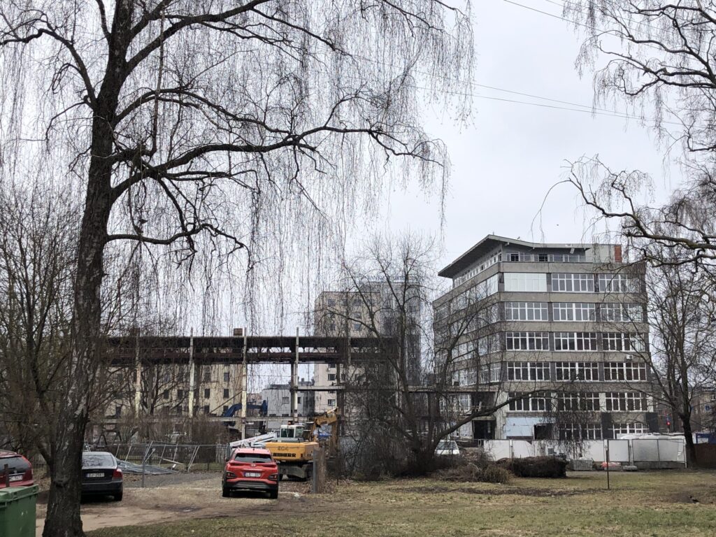V118 (Krišjāņa Valdemāra iela 118) - Office center - construction photos