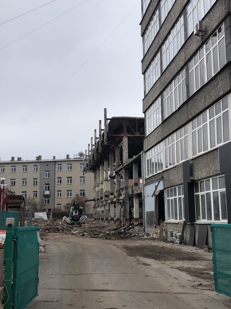 V118 (Krišjāņa Valdemāra iela 118) - Office center - construction photos