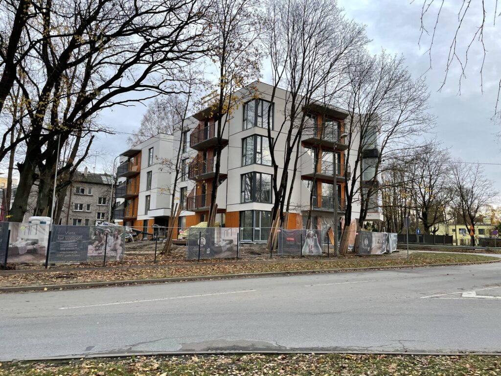 Parka kvartāls 1 kārta (Mazā Stērstu iela 4) - Multi apartment - construction photos