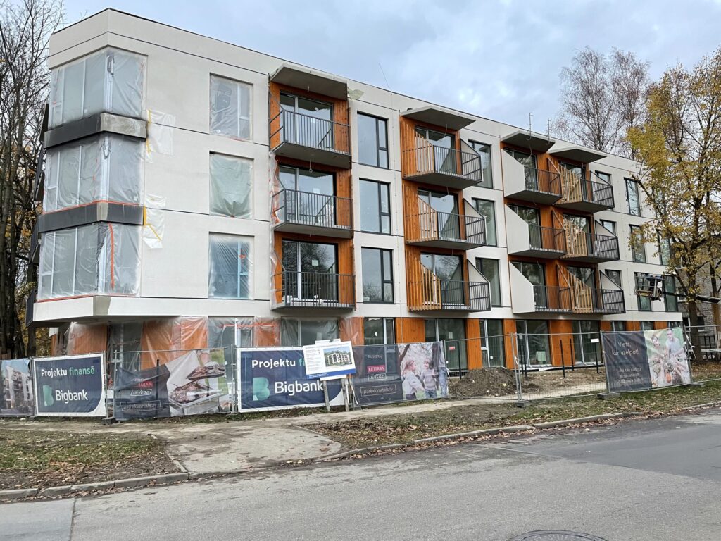 Parka kvartāls 1 kārta (Mazā Stērstu iela 4) - Multi apartment - construction photos