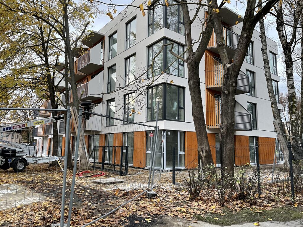Parka kvartāls 1 kārta (Mazā Stērstu iela 4) - Multi apartment - construction photos