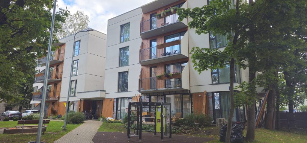 Parka kvartāls 1 kārta (Mazā Stērstu iela 4) - Multi apartment - construction photos