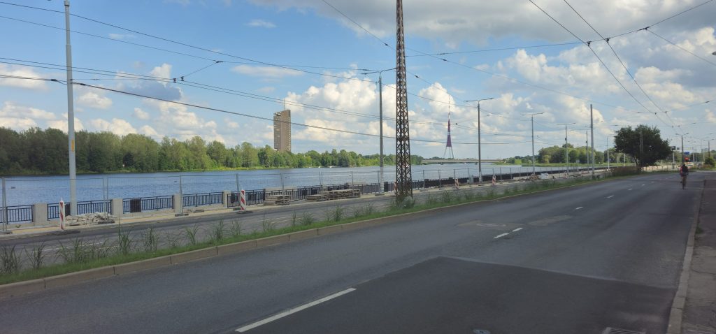Mūkusalas ielas krasta promenāde (Mūkusalas iela) - Bike path, Waterside - construction photos