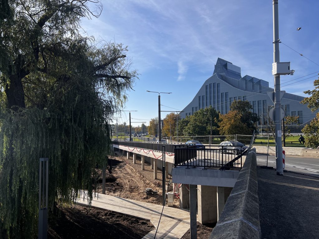 Mūkusalas ielas krasta promenāde (Mūkusalas iela) - Bike path, Waterside - construction photos