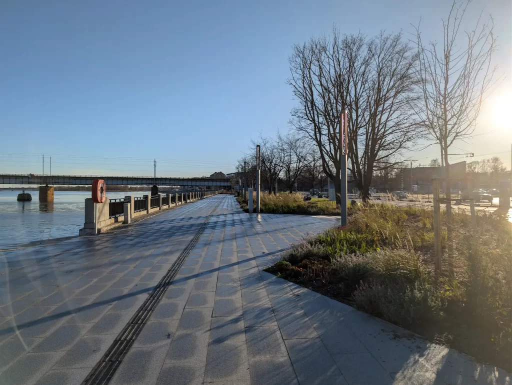 Mūkusalas ielas krasta promenāde (Mūkusalas iela) - Bike path, Waterside - construction photos