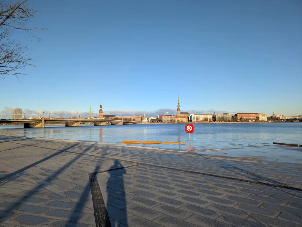 Mūkusalas ielas krasta promenāde (Mūkusalas iela) - Bike path, Waterside - construction photos