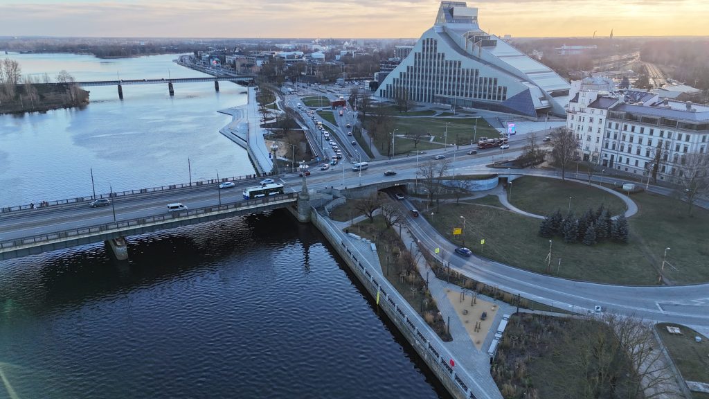 Mūkusalas ielas krasta promenāde (Mūkusalas iela) - Bike path, Waterside - construction photos