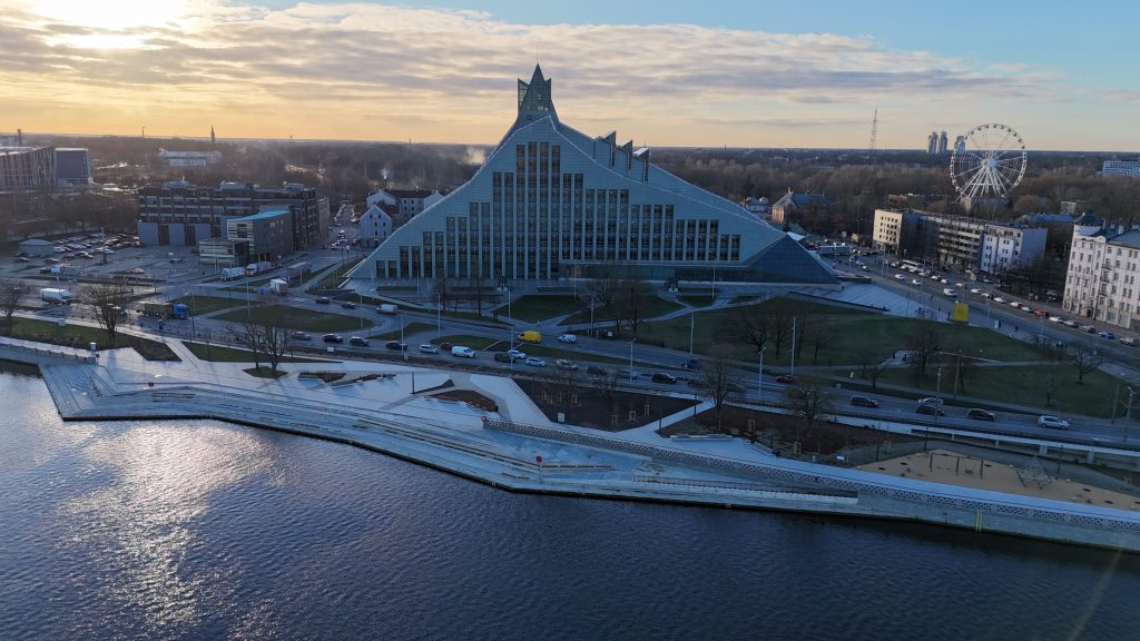 Mūkusalas ielas krasta promenāde (Mūkusalas iela) - Bike path, Waterside - construction photos