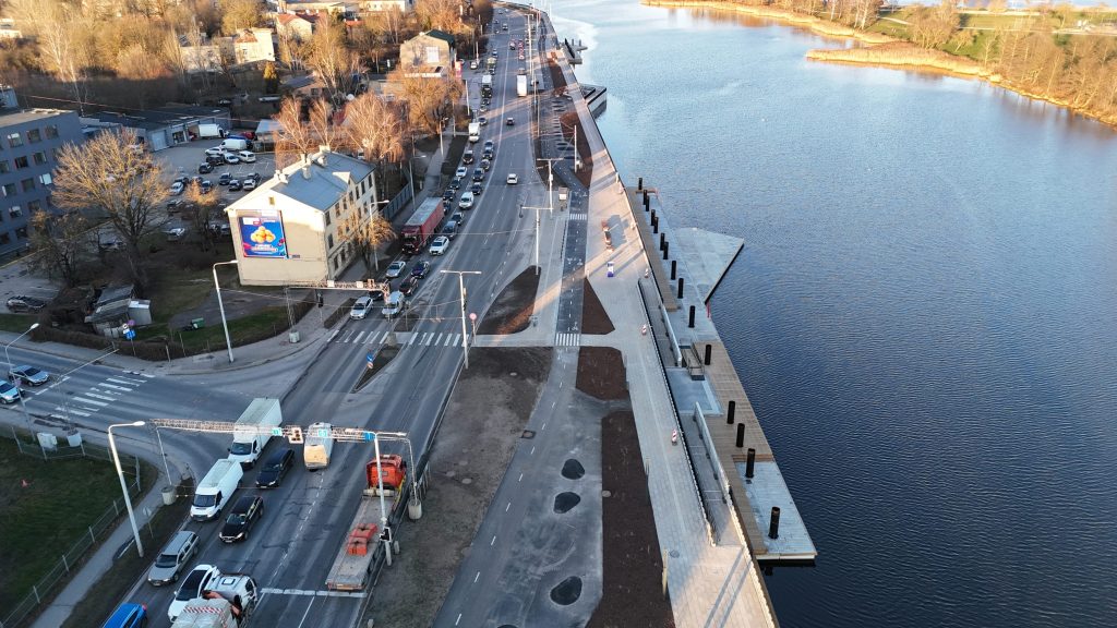 Mūkusalas ielas krasta promenāde (Mūkusalas iela) - Bike path, Waterside - construction photos
