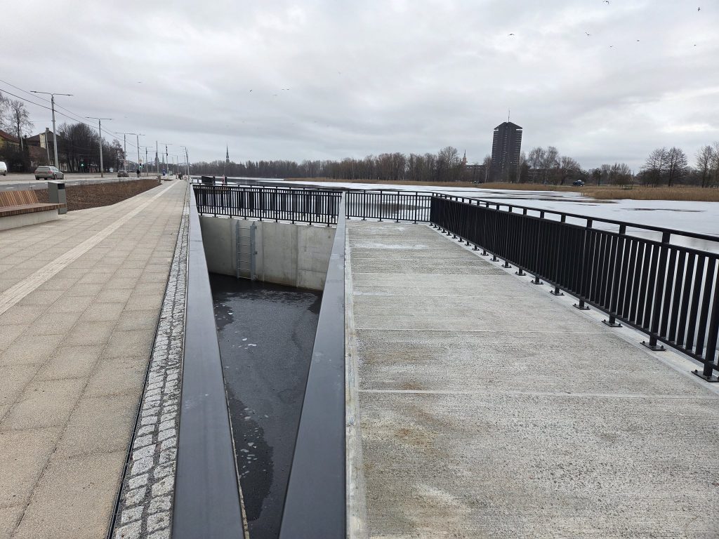 Mūkusalas ielas krasta promenāde (Mūkusalas iela) - Bike path, Waterside - construction photos