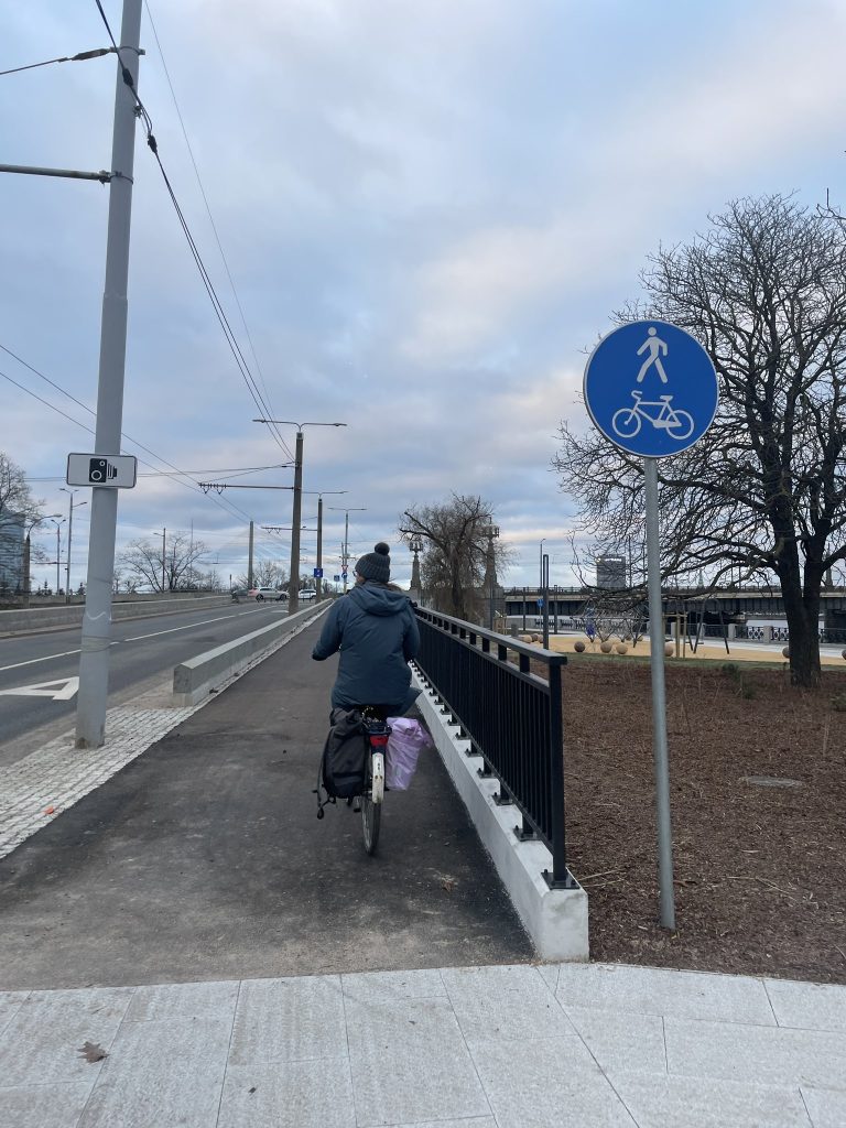 Mūkusalas ielas krasta promenāde (Mūkusalas iela) - Bike path, Waterside - construction photos