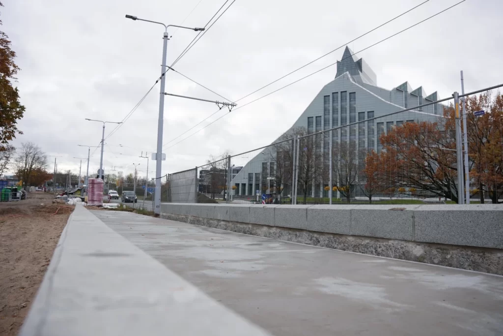 Mūkusalas ielas krasta promenāde (Mūkusalas iela) - Bike path, Waterside - construction photos