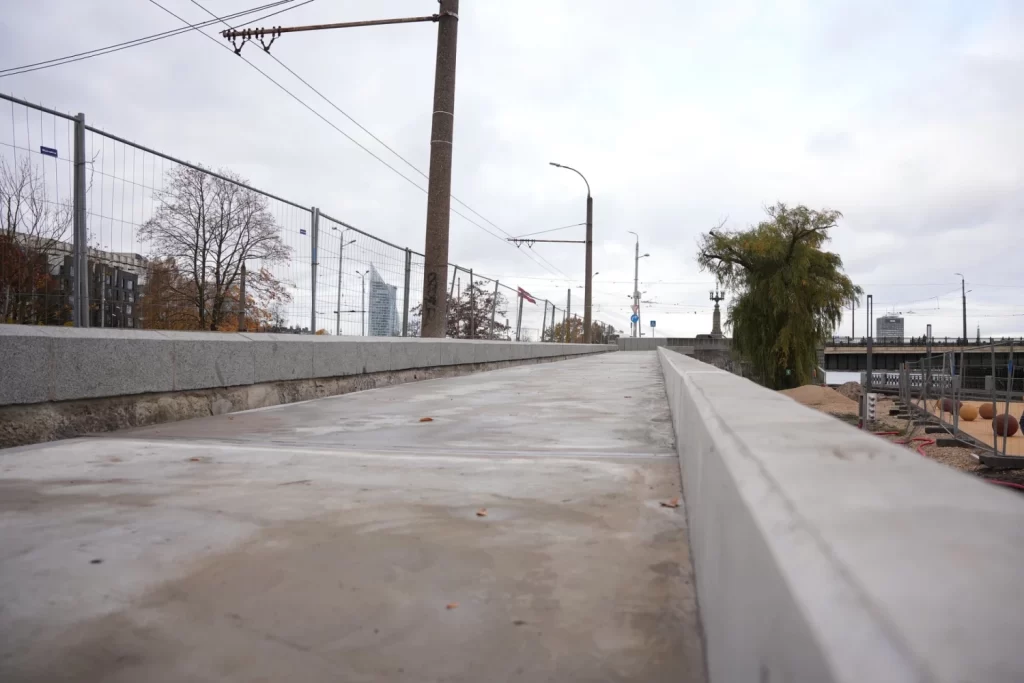 Mūkusalas ielas krasta promenāde (Mūkusalas iela) - Bike path, Waterside - construction photos