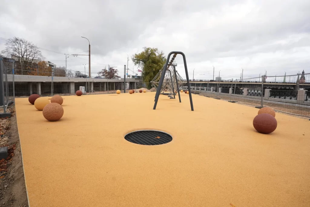Mūkusalas ielas krasta promenāde (Mūkusalas iela) - Bike path, Waterside - construction photos
