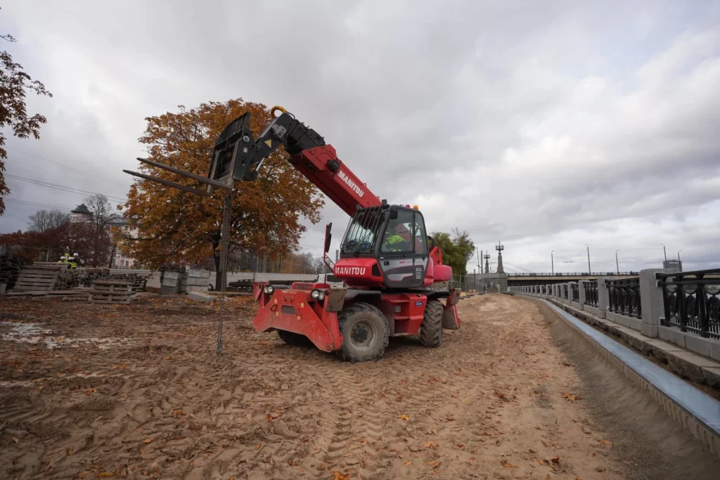 Mūkusalas ielas krasta promenāde (Mūkusalas iela) - Bike path, Waterside - construction photos