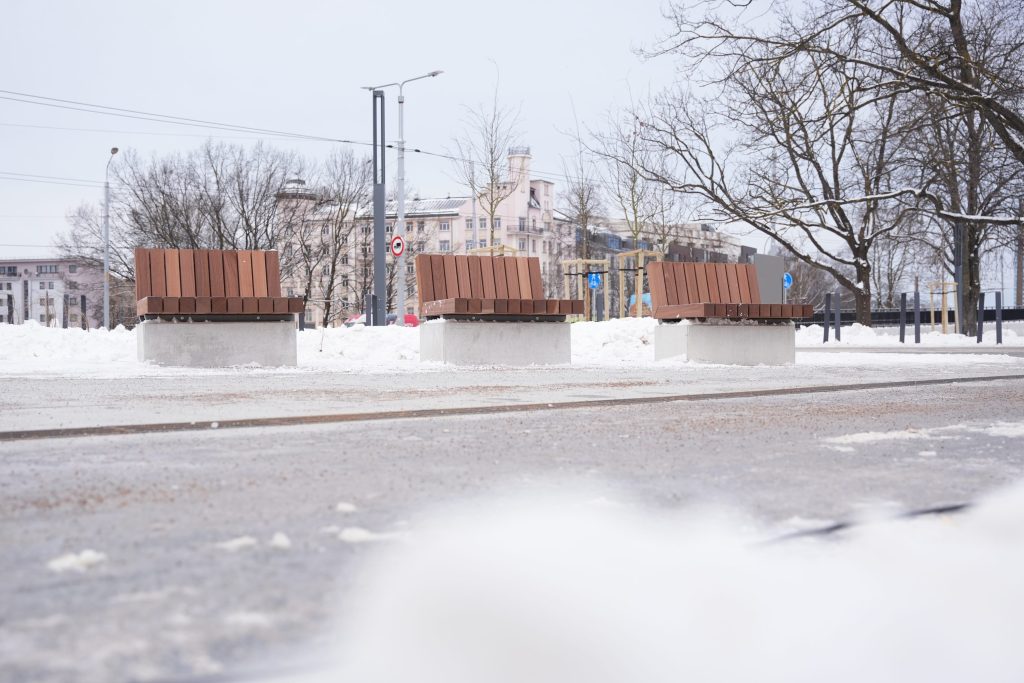 Mūkusalas ielas krasta promenāde (Mūkusalas iela) - Bike path, Waterside - construction photos