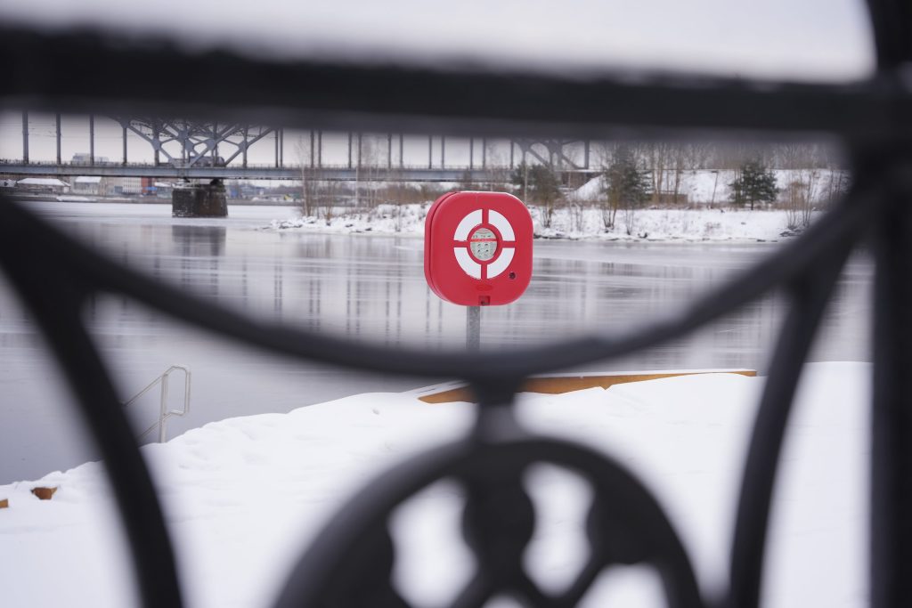 Mūkusalas ielas krasta promenāde (Mūkusalas iela) - Bike path, Waterside - construction photos
