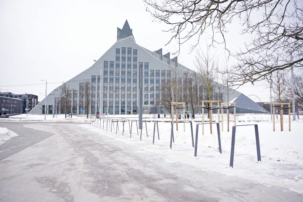 Mūkusalas ielas krasta promenāde (Mūkusalas iela) - Bike path, Waterside - construction photos