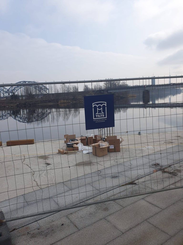Mūkusalas ielas krasta promenāde (Mūkusalas iela) - Bike path, Pedestrian path, Waterside - construction photos