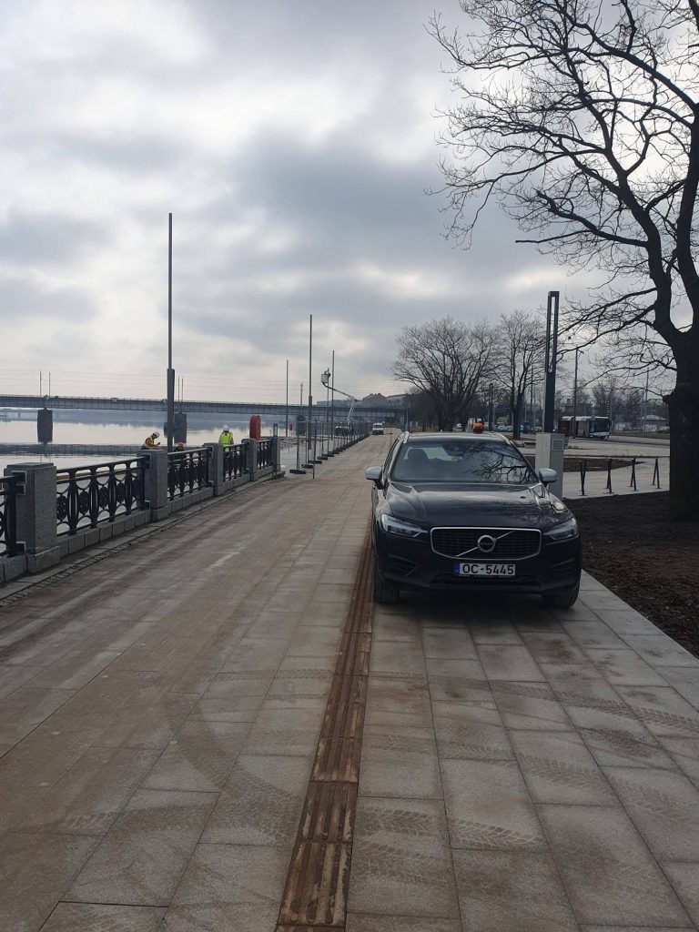 Mūkusalas ielas krasta promenāde (Mūkusalas iela) - Bike path, Pedestrian path, Waterside - construction photos