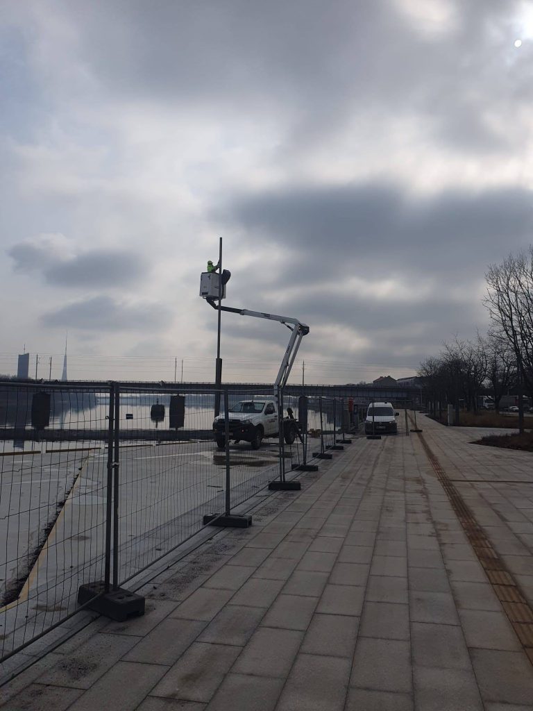 Mūkusalas ielas krasta promenāde (Mūkusalas iela) - Bike path, Pedestrian path, Waterside - construction photos