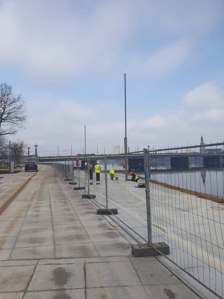 Mūkusalas ielas krasta promenāde (Mūkusalas iela) - Bike path, Pedestrian path, Waterside - construction photos