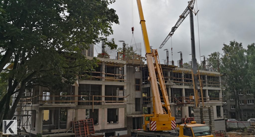 Duntes Zīles (Pededzes iela 3) - Multi apartment - construction photos