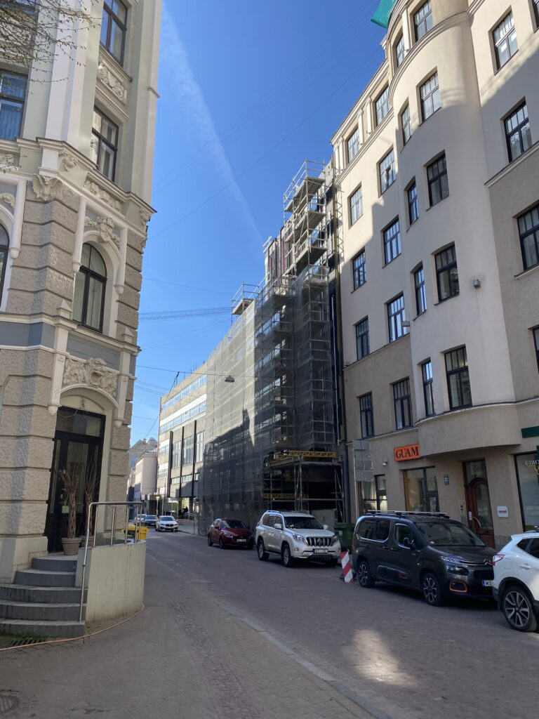 Pērses iela 2A (Pērses iela 2A) - Multi apartment, Office center - construction photos