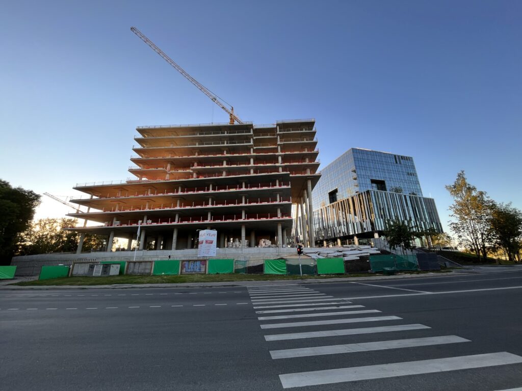 Verde 1. kārta - "A","B" ēkas (Roberta Hirša iela 1) - Office center - construction photos