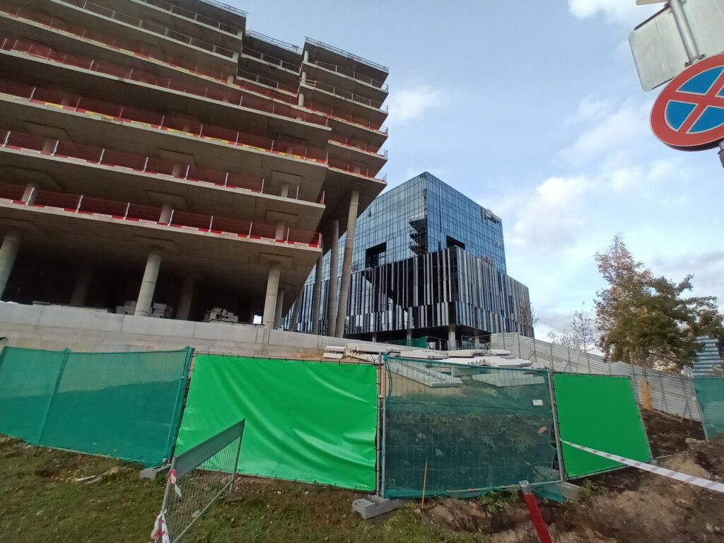 Verde 1. kārta - "A","B" ēkas (Roberta Hirša iela 1) - Office center - construction photos