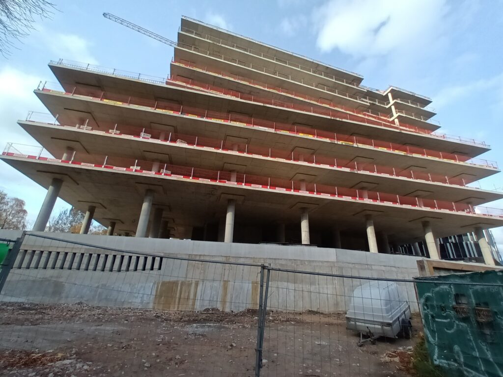 Verde 1. kārta - "A","B" ēkas (Roberta Hirša iela 1) - Office center - construction photos