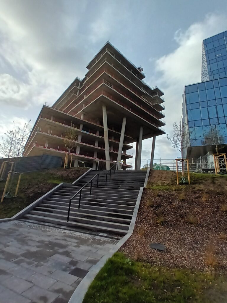 Verde 1. kārta - "A","B" ēkas (Roberta Hirša iela 1) - Office center - construction photos