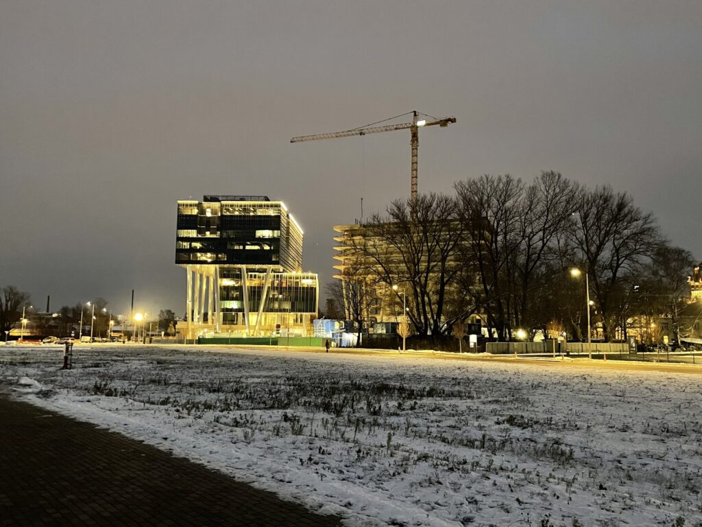 Verde 1. kārta - "A","B" ēkas (Roberta Hirša iela 1) - Office center - construction photos