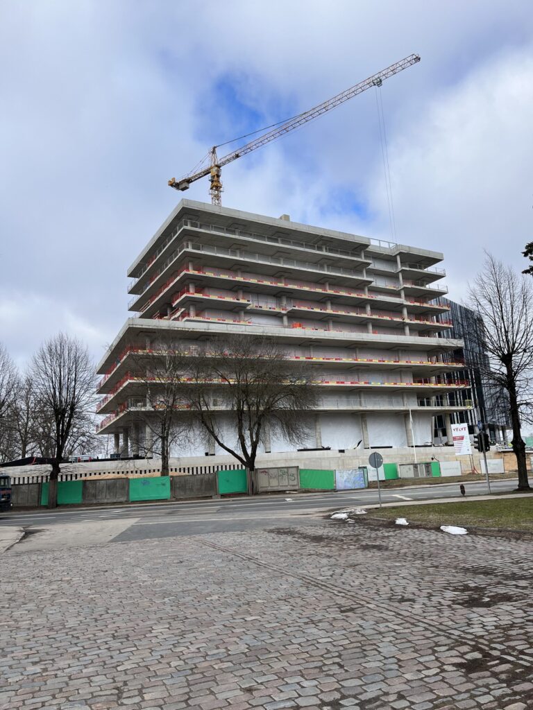 Verde 1. kārta - "A","B" ēkas (Roberta Hirša iela 1) - Office center - construction photos