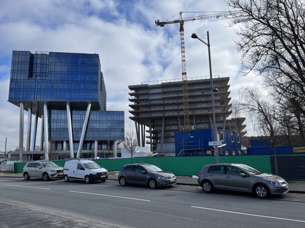 Verde 1. kārta - "A","B" ēkas (Roberta Hirša iela 1) - Office center - construction photos