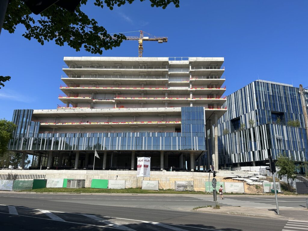 Verde 1. kārta - "A","B" ēkas (Roberta Hirša iela 1) - Office center - construction photos