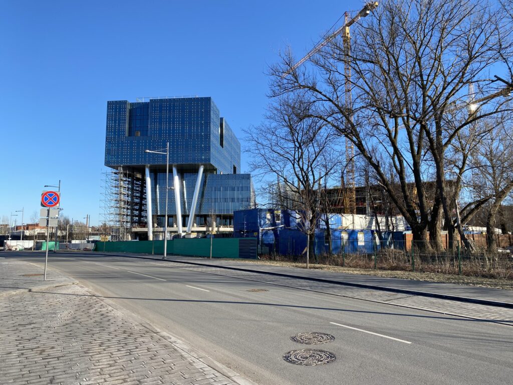 Verde 1. kārta - "A","B" ēkas (Roberta Hirša iela 1) - Office center - construction photos